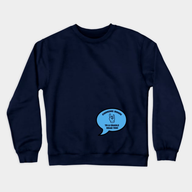 Funny Pregnancy Announcement It's A Boy Crewneck Sweatshirt by pa2rok